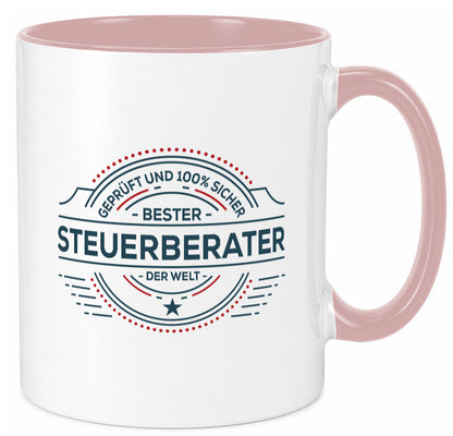 Geprüft und sicher: Steuerberater | Steuern Geschenk Humor Geschenkidee Tasse