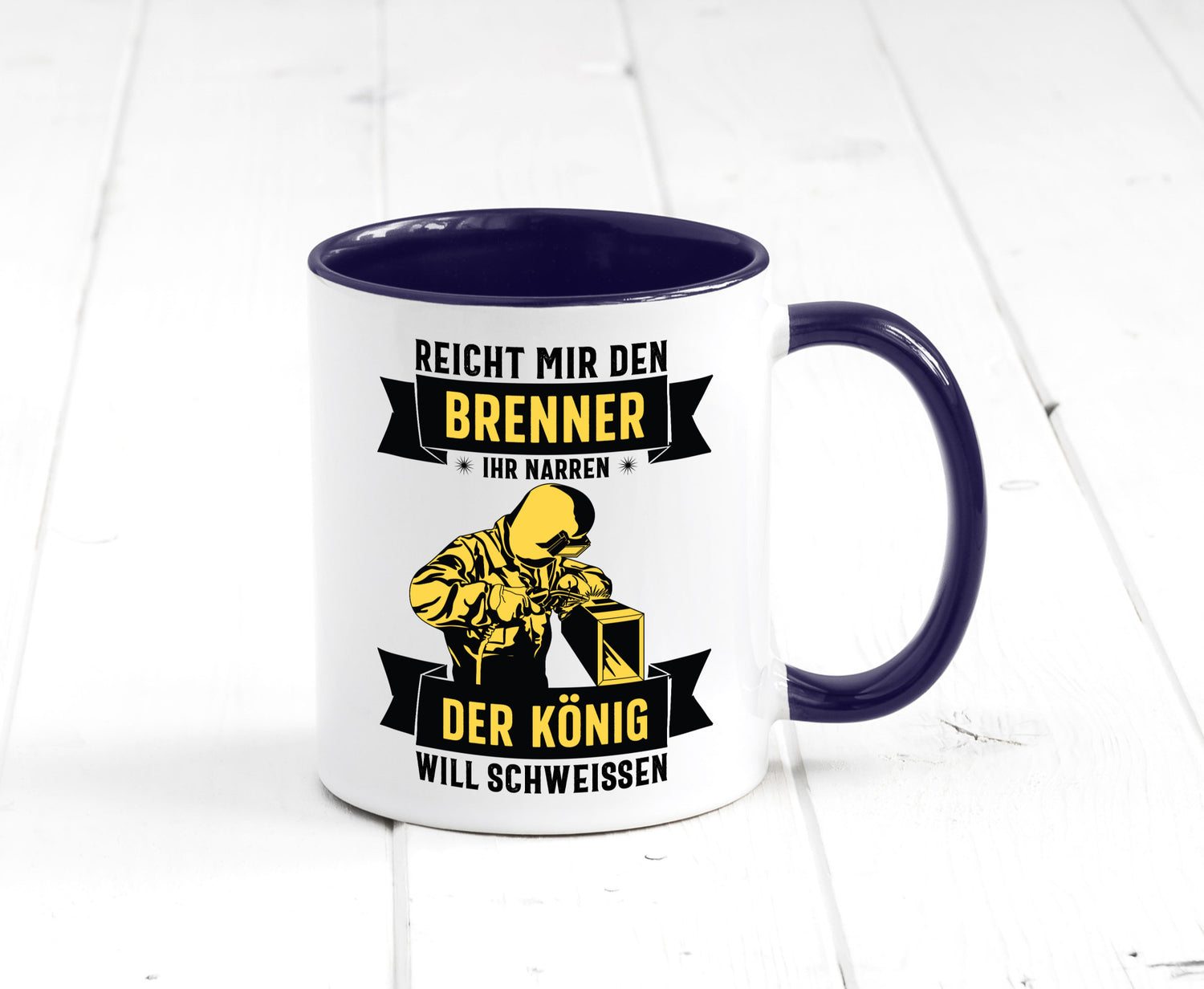 König will schweissen | Schweisser Sterne lustiger Spruch Geschenk Humor