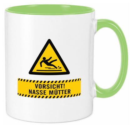 Vorsicht Nasse Mütter | Muttertag Geschenk Familie Geschenkidee lustiger Spruch