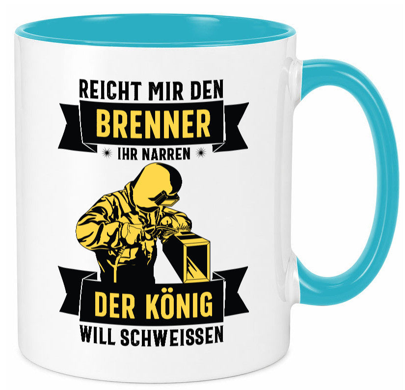 König will schweissen | Schweisser Sterne lustiger Spruch Geschenk Humor