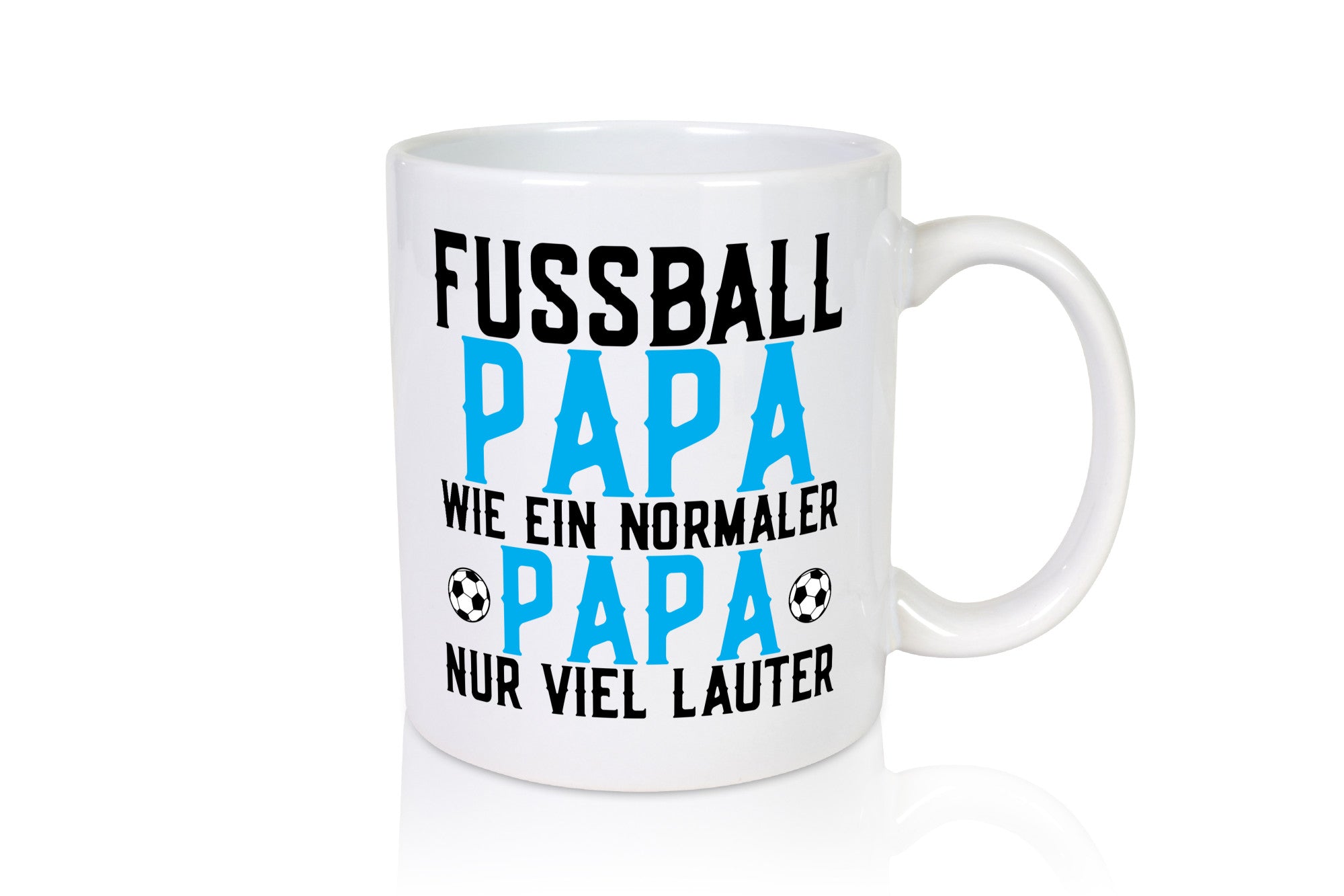 Fußball Papa | Sportfan Vatertag witziger Spruch Geschenkidee Familie Humor