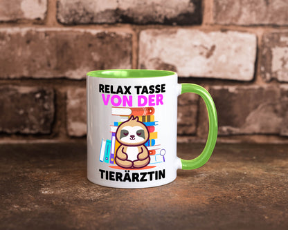 Relax Tasse: Tierärztin | Mediziner Tiermedizin Humor Tierliebhaber