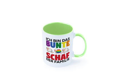 LGBTQ+ Tasse | Buntes Schaf Regenbogen Humor Geschenkidee