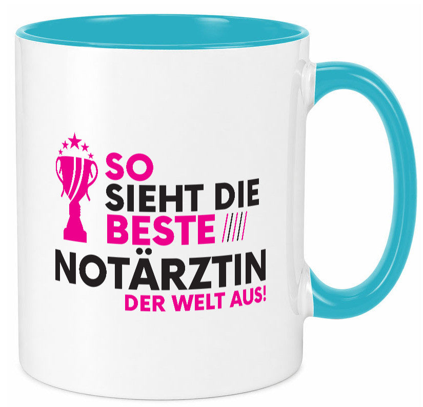 Die Weltbeste Notärztin | Ã„rztin Geschenk Humor Geschenkidee lustiger Spruch Tasse