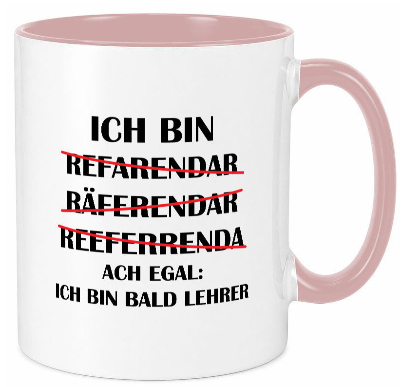 Ich bin bald Lehrer | Rechtschreibfehler lustig Humor Geschenkidee Geschenk