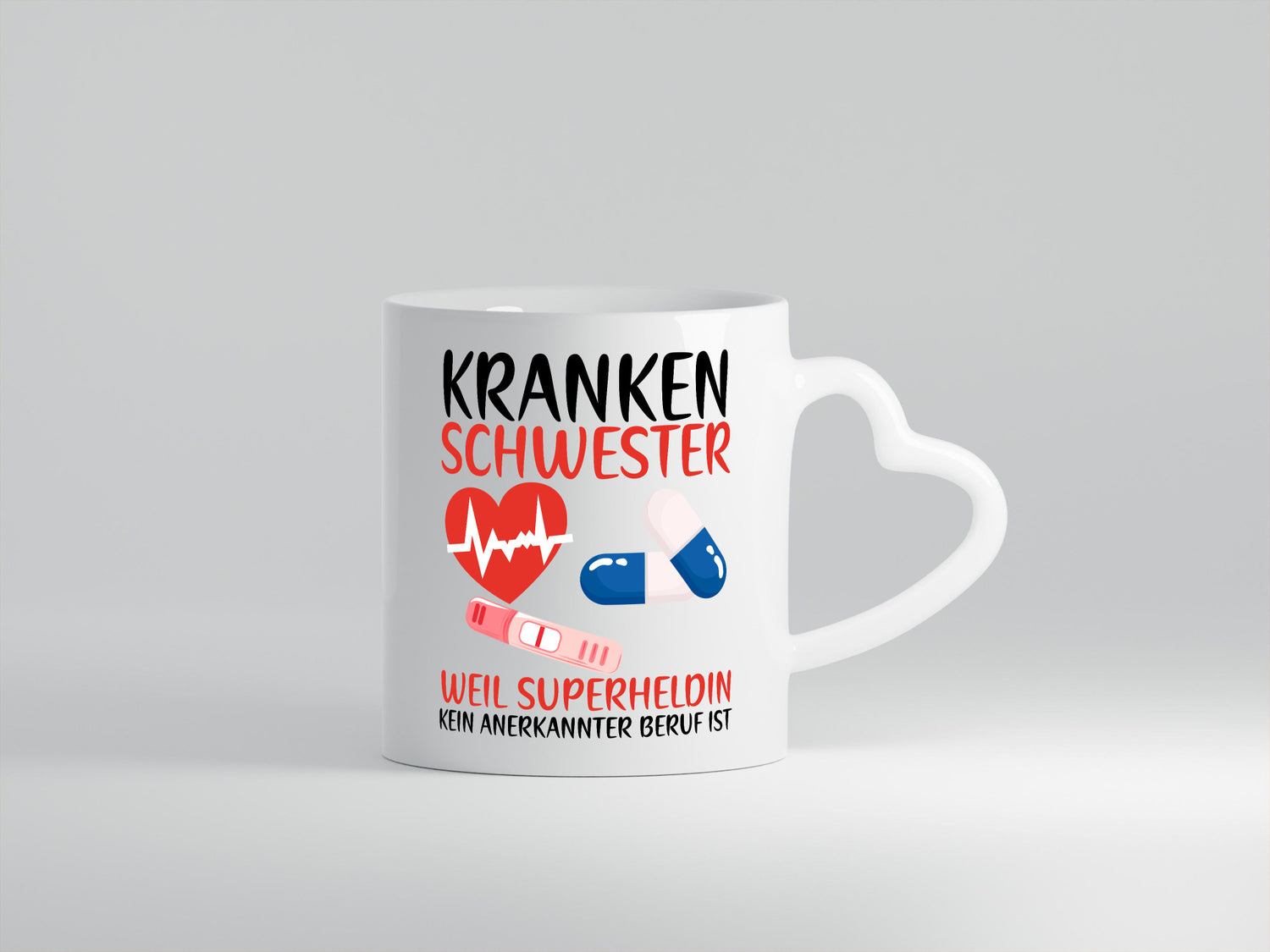 Krankenschwester | Pflegerin Superheldin Pflaster Geschenk Humor Geschenkidee