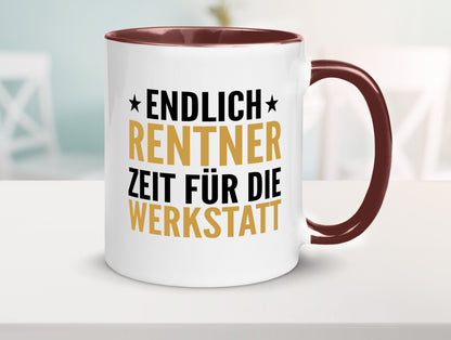 Rentner zeit für die Werkstatt | Ruhestand Handwerker v2 lustiger Spruch