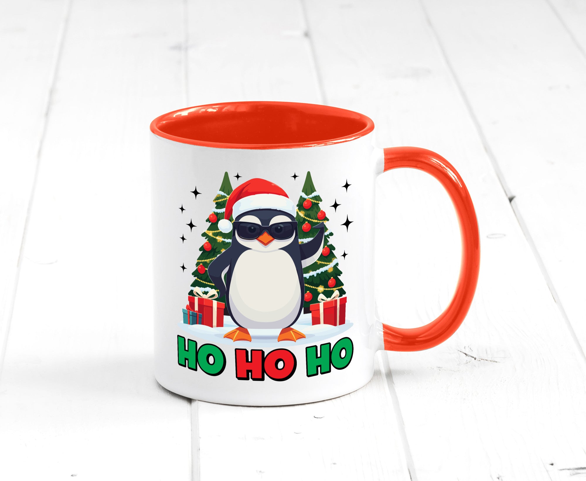 Ho | Weihnachts Pinguine Weihnachten lustig Humor Geschenkidee Geschenk Tasse