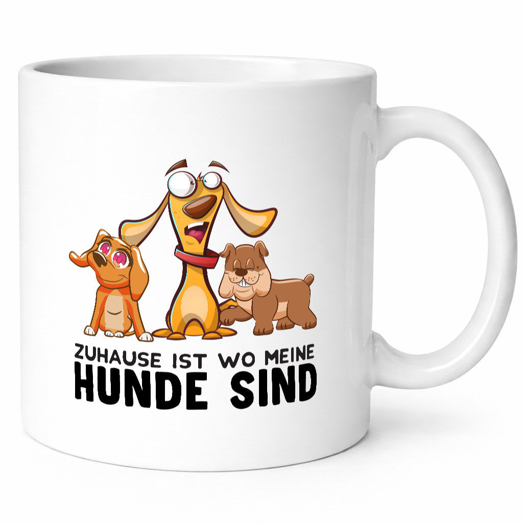 Meine Hunde | Spruchtasse lustige Hundetasse Motiv Geschenk Tierliebhaber Humor