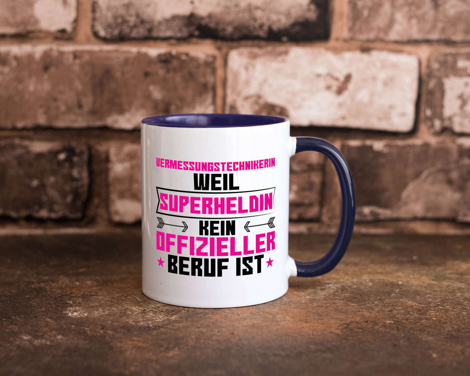 Superheldin Vermessungstechnikerin | Techniker Humor Geschenkidee Tasse