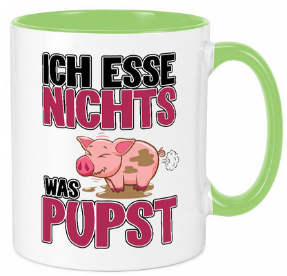 Ich esse nicht was Pupst lustiger Spruch Geschenk Humor Geschenkidee Tasse