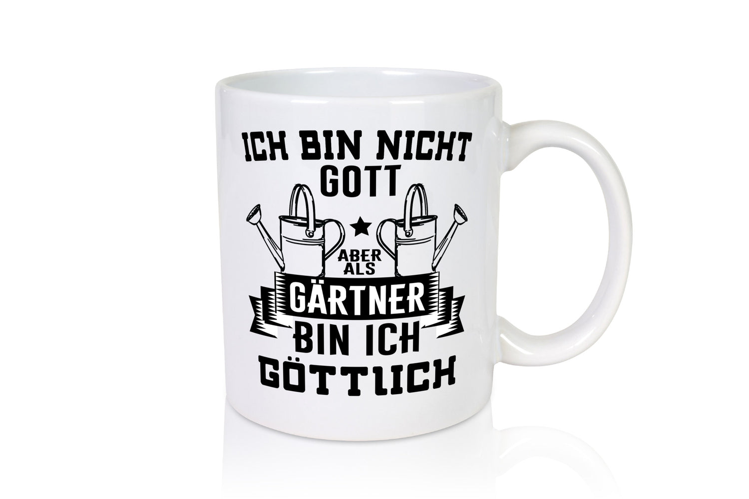 Ich bin nicht Gott Gärtner sind aber Göttlich | Geschenk Humor Geschenkidee