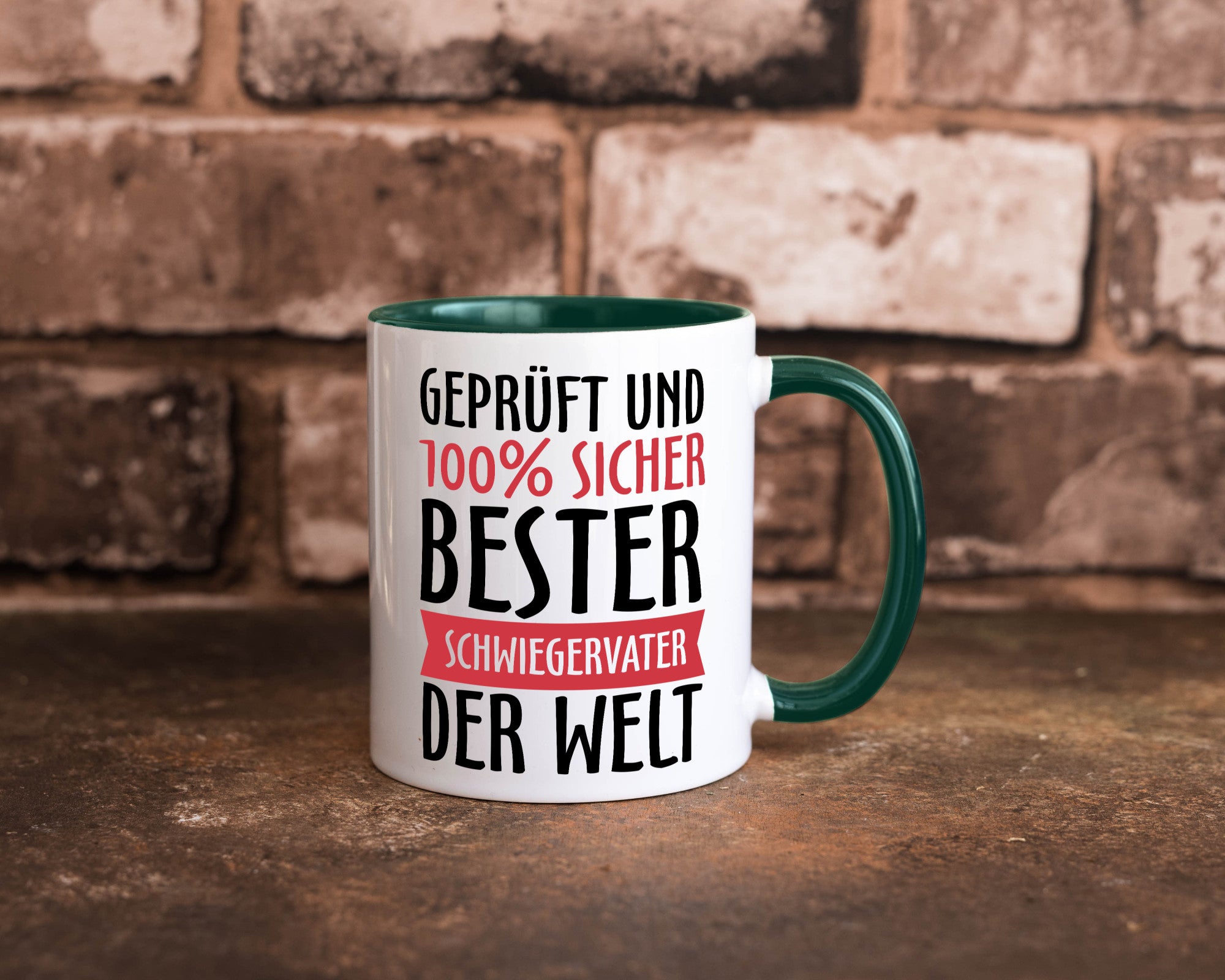 Bester Schwiegervater Geschenk Familie Geschenkidee lustiger Spruch Tasse