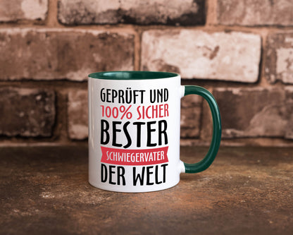 Bester Schwiegervater Geschenk Familie Geschenkidee lustiger Spruch Tasse