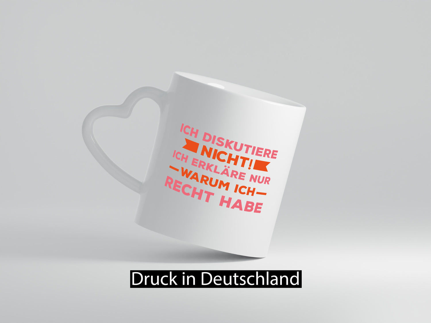 Ich diskutiere nicht | Spruch witzig Besserwisser Geschenk Tierliebhaber Humor