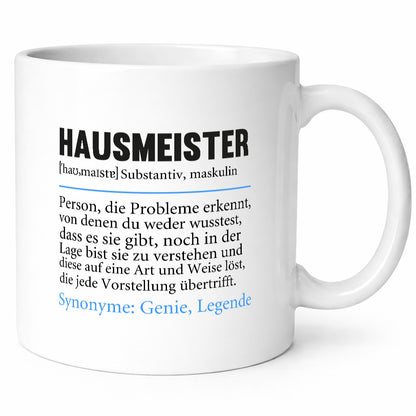 Hausmeister | Hauswart Spruch Humor Geschenkidee Arbeit Kollegen Büro