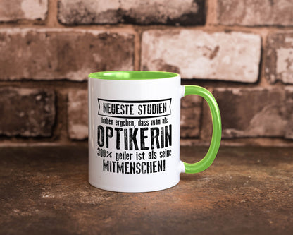 Neuste Studien: Optikerin | Augenoptik Geschenk Humor Geschenkidee lustiger