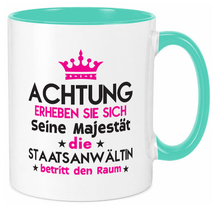 Seine Majestät Staatsanwältin | Anwältin lustiger Spruch Geschenk Humor