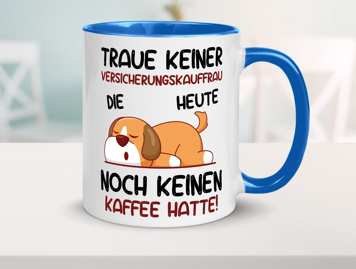 Traue keiner Versicherungskauffrau | Kauffrau Geschenk Humor Geschenkidee