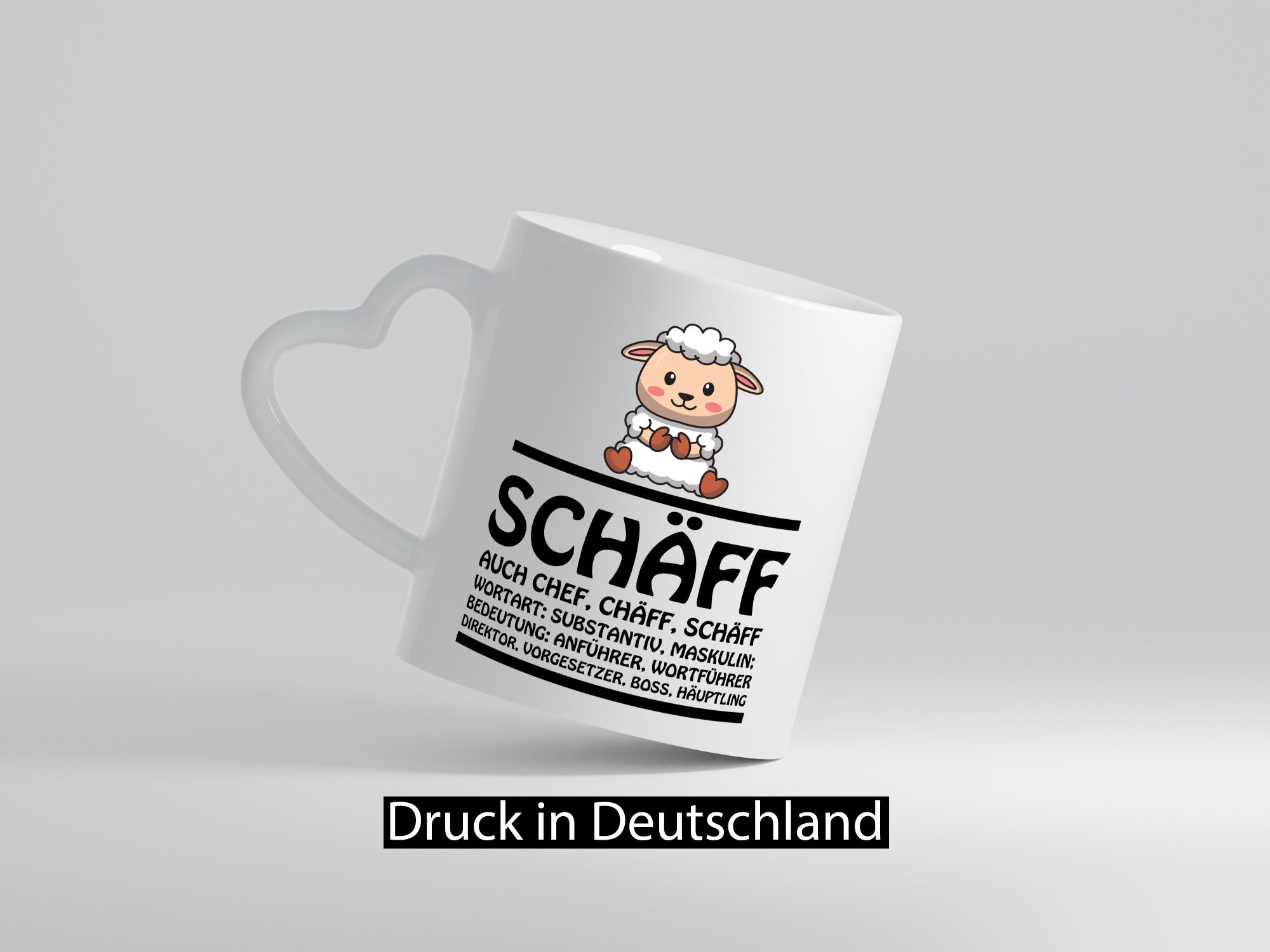 Schaff ? Chef Tasse Geschenk Arbeit Kollegen Büro lustiger Spruch