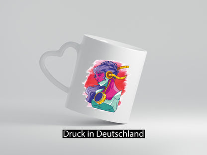 Zeichnung | Kunst Tasse Frauen Motiv cooles Design Humor Geschenkidee