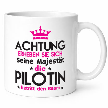 Seine Majestät Pilotin | Definition Piloten lustiger Spruch Geschenk Humor