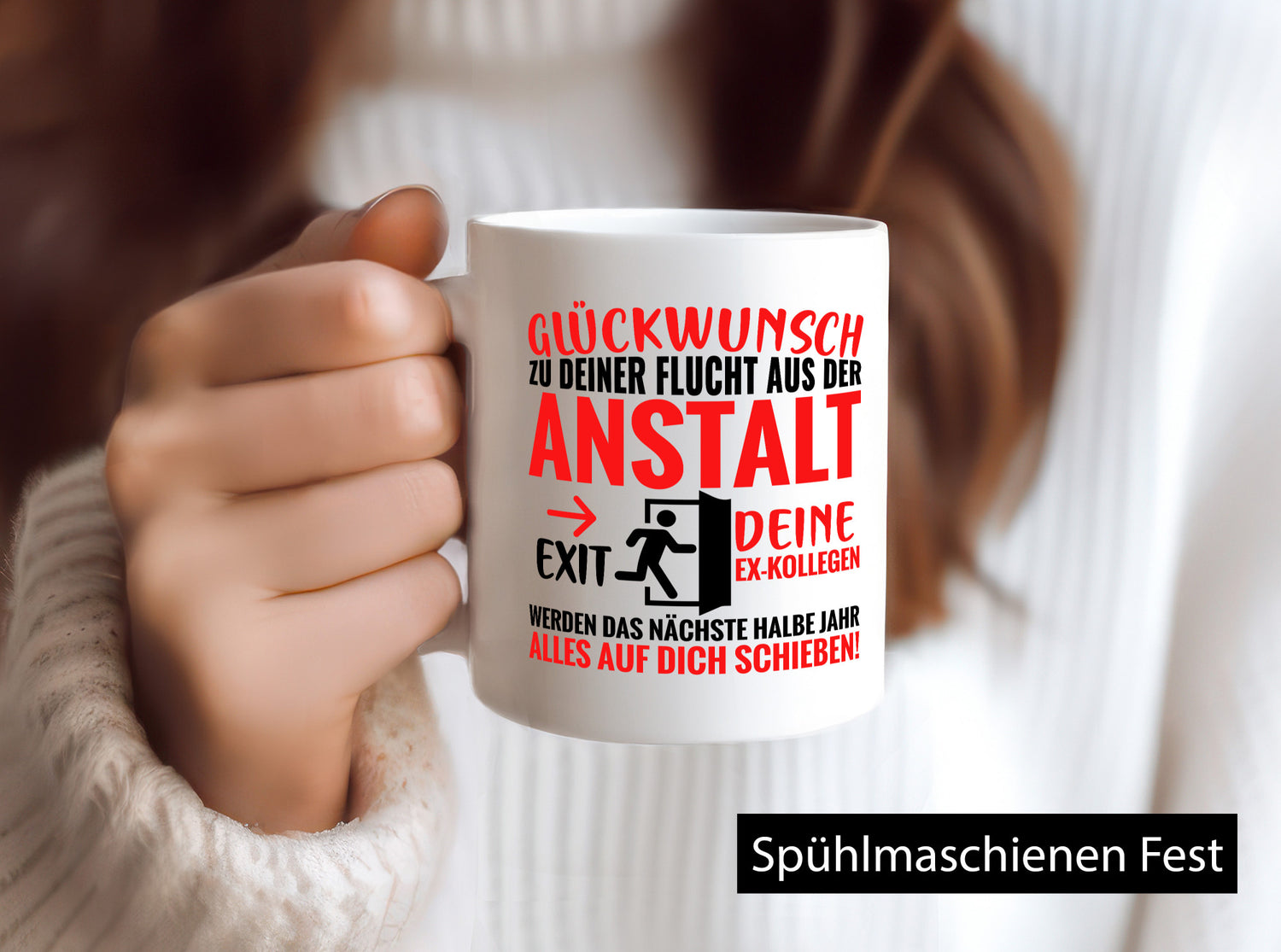 Glückwunsch zur Flucht | Abschied Arbeitskollegen Humor Arbeit Kollegen Büro