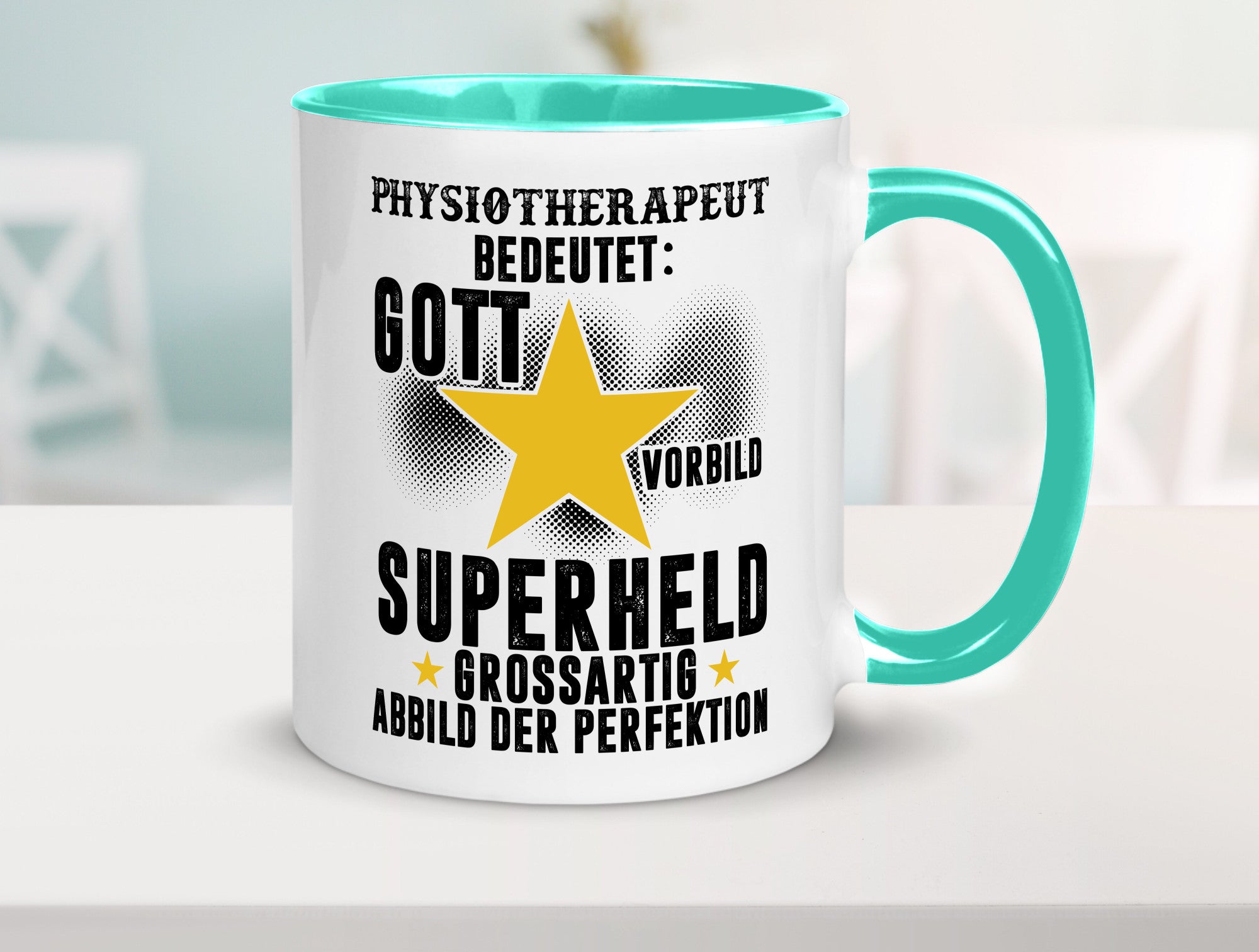 Bedeutung von Physiotherapeut lustiger Spruch Geschenk Humor Geschenkidee Tasse