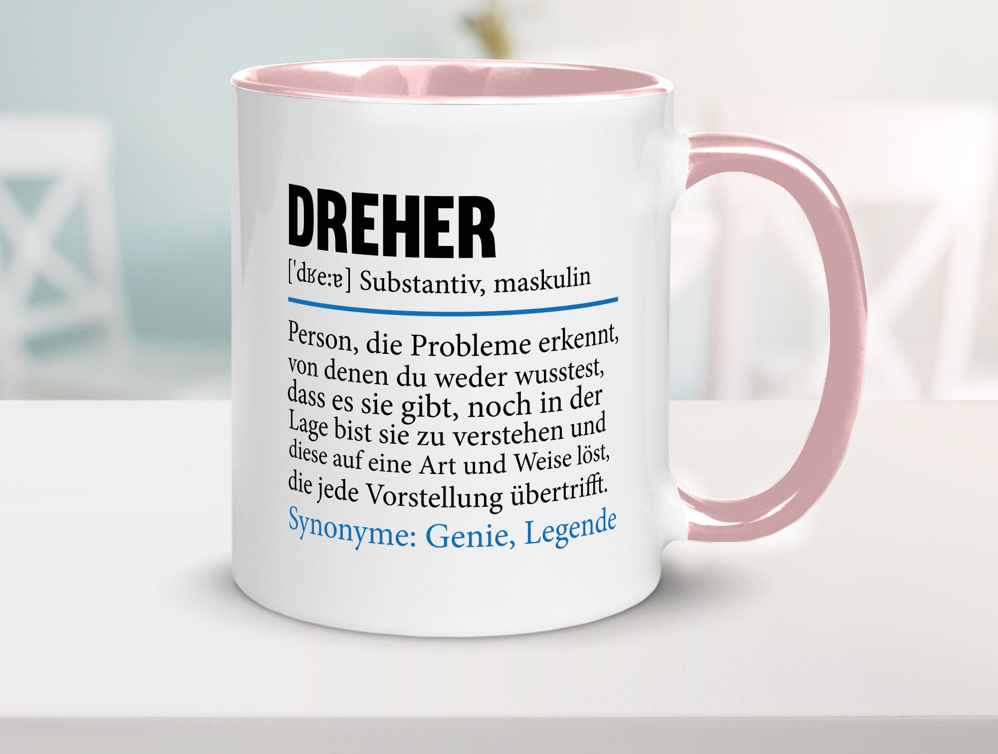 Dreher Humor | Fräser Zerspannungsmechaniker Geschenkidee Tasse