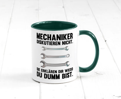 Mechaniker Diskutieren nicht sie erklären nur wieso Geschenkidee Tierliebhaber
