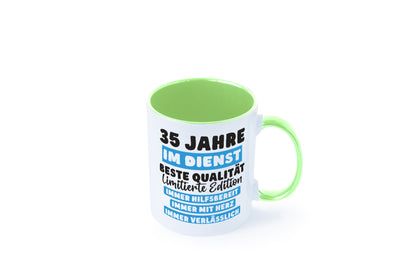 35 Jahre im Dienst | Jubiläum Arbeit v6 lustiger Spruch Geschenk Kollegen Büro