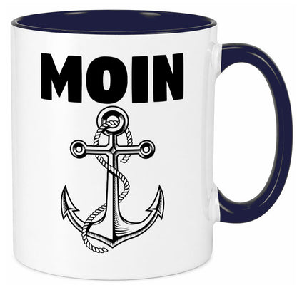 Moin Anker | Norddeutschland Tasse Norddeutscher Humor Geschenkidee