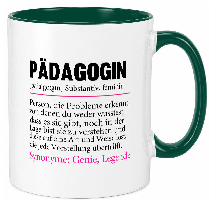 Pädagogin | Spruch lustig Humor Pädagogik v2 Geschenk Geschenkidee lustiger