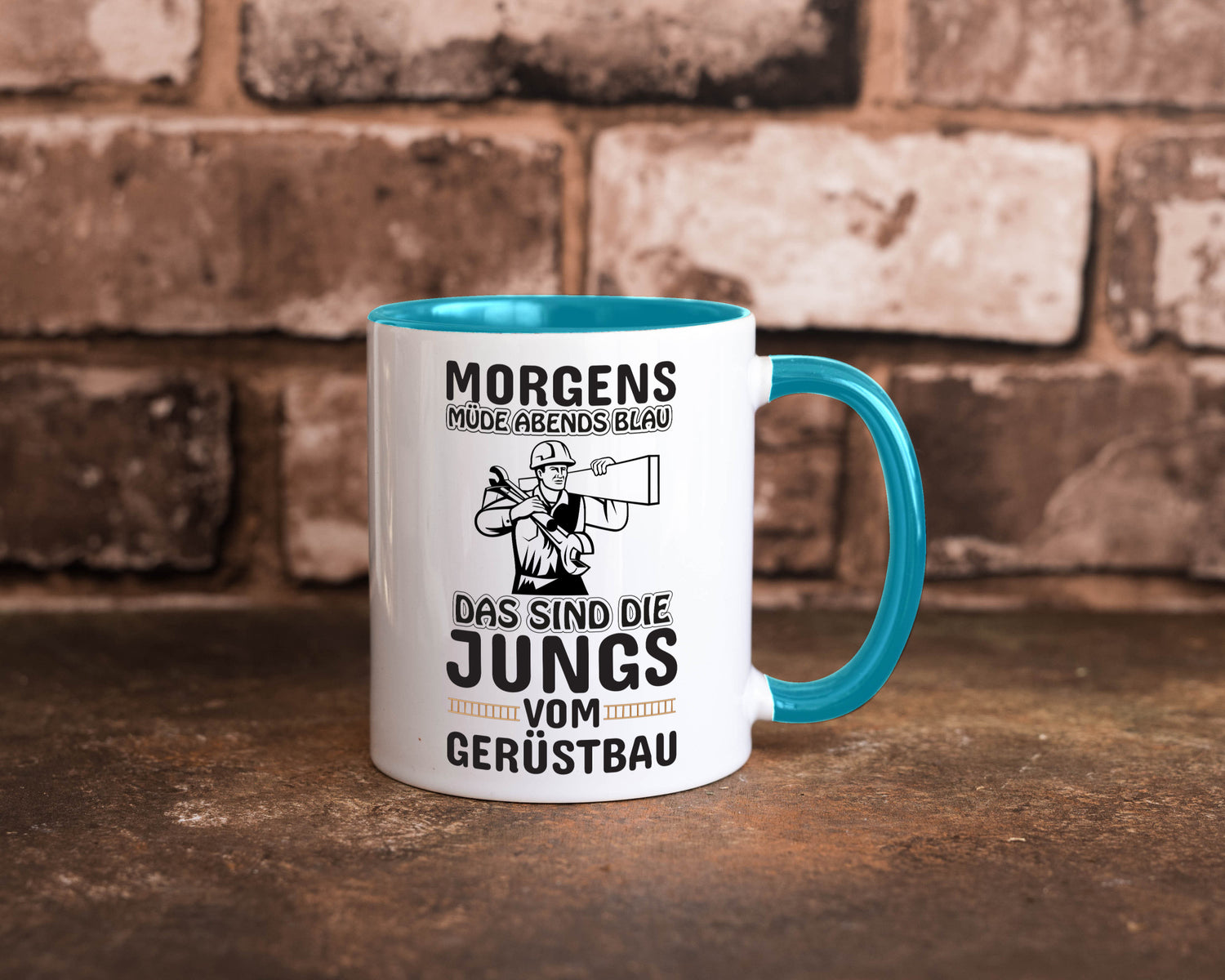 Jungs vom Gerüstbau | Gerüstbauer Tasse Baustelle Geschenk Humor Geschenkidee
