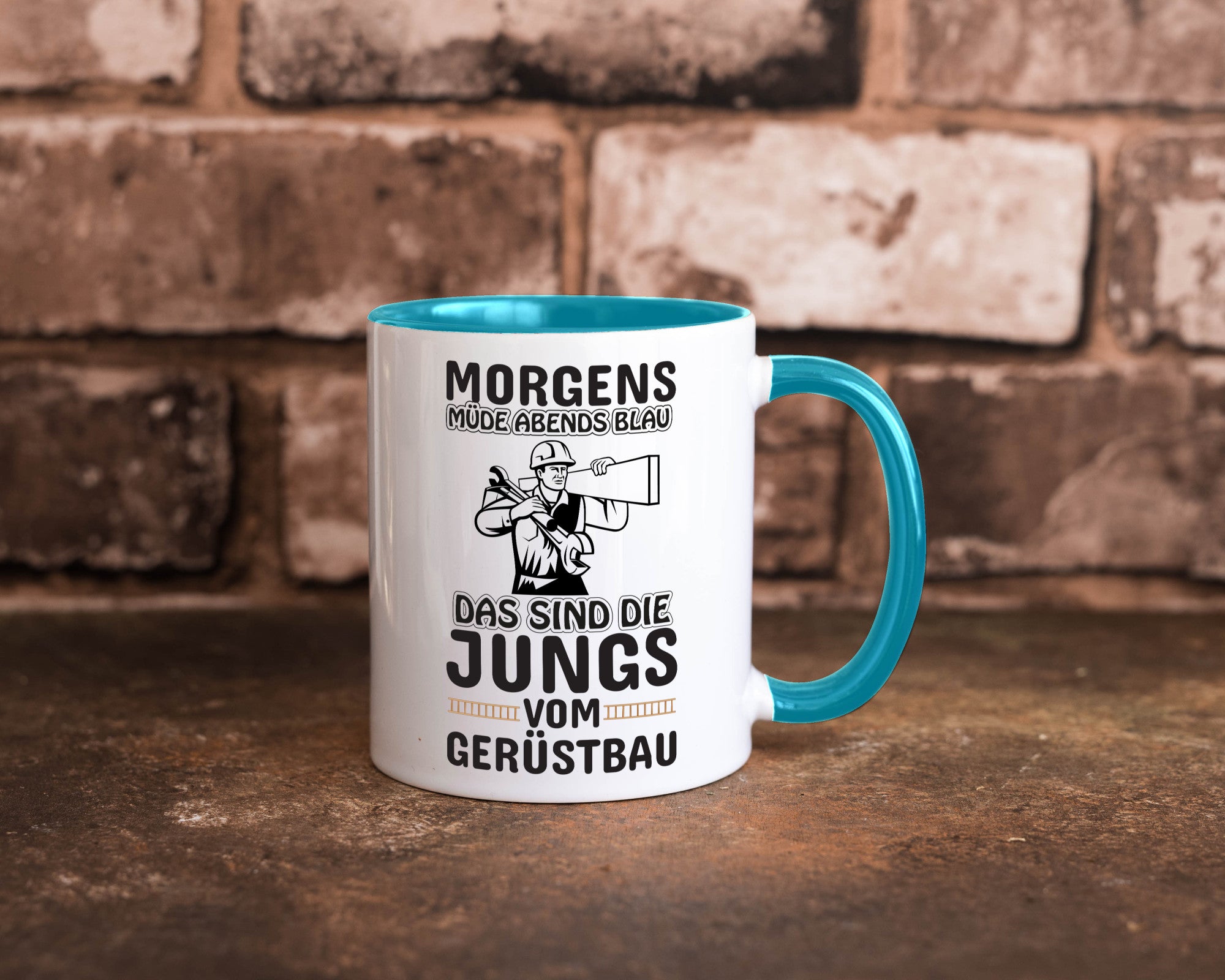 Jungs vom Gerüstbau | Gerüstbauer Tasse Baustelle Geschenk Humor Geschenkidee
