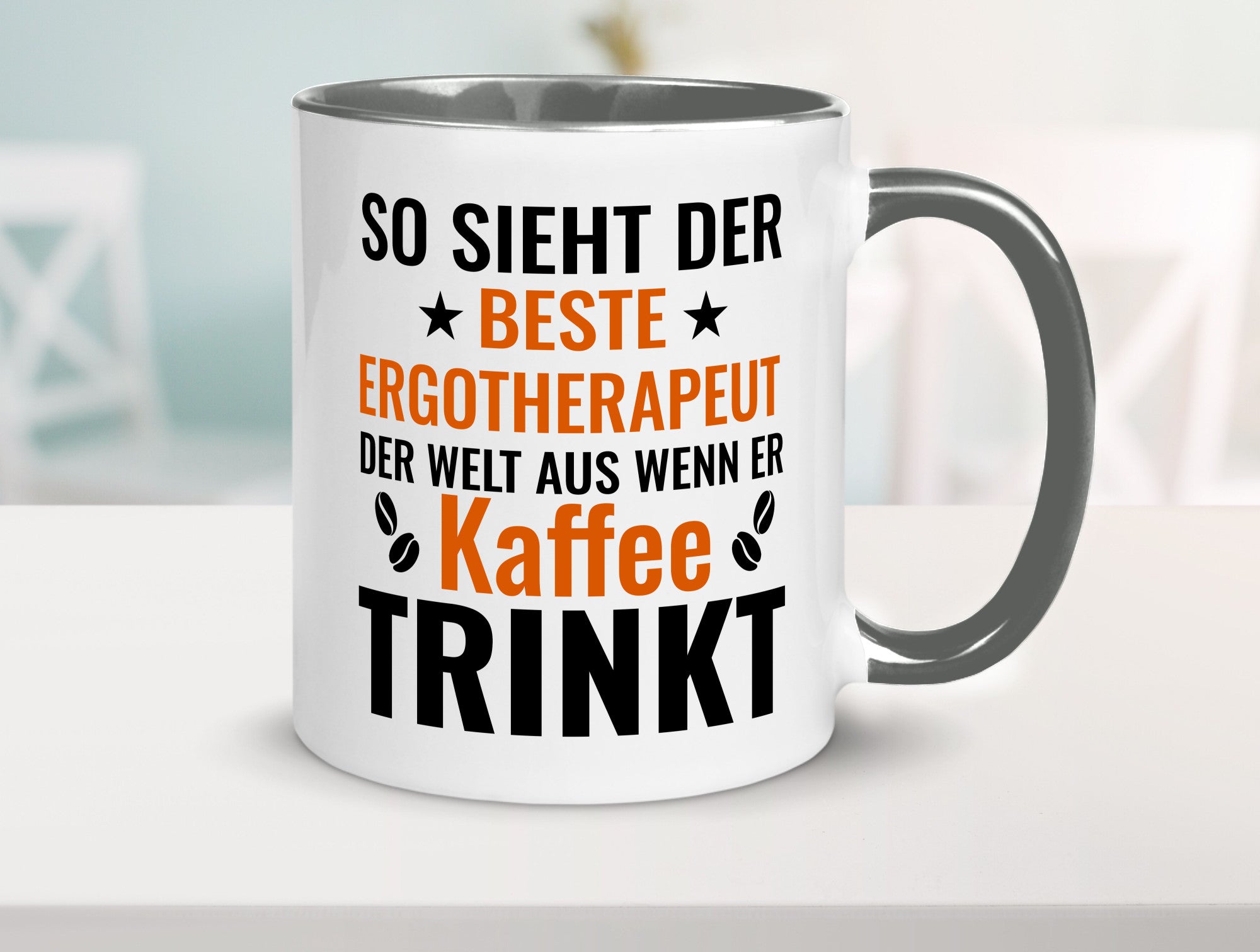 Kaffee trinkt: Ergotherapeut | Ergotherapie lustig Humor Geschenkidee Geschenk
