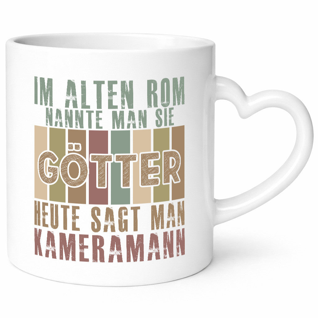 Heute sagt man: Kameramann | Kamera Humor Geschenkidee Tasse
