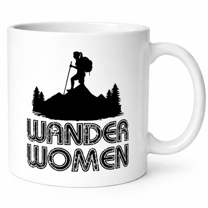 Wander Woman | Wandern Berge Geschenk Familie Geschenkidee lustiger Spruch Tasse