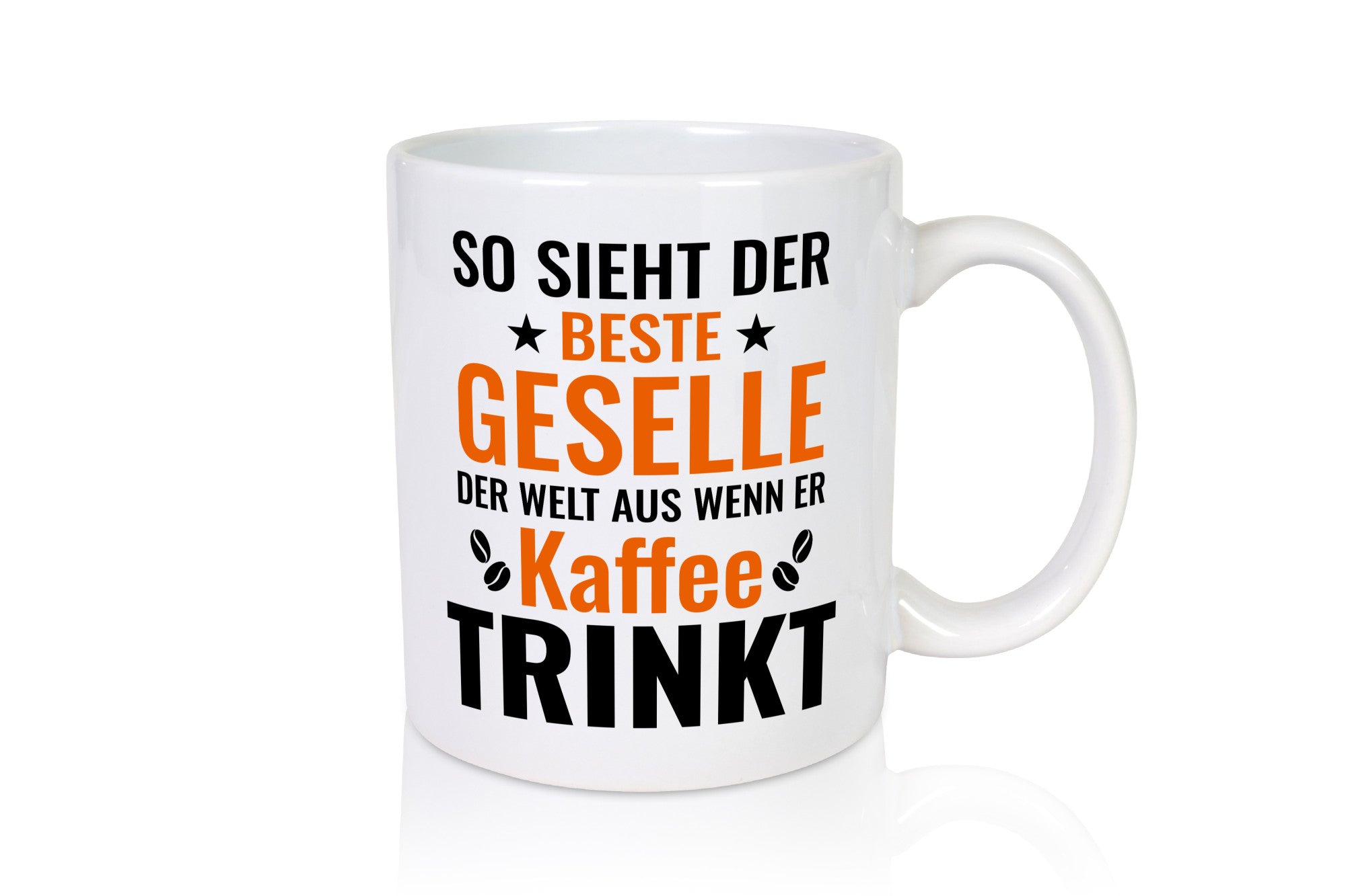 Kaffee trinkt: Geselle | Handwerker lustig Humor Geschenkidee Geschenk Tasse