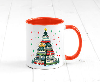 Camper | Camping Weihnachten Fahrzeuge Baumlichter v2 lustig Humor Geschenkidee