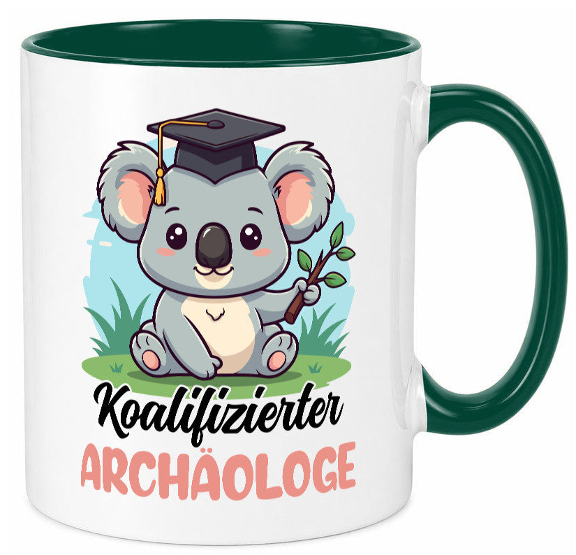 Koalifizierter Archäologe | Archäologie Forscher Geschenk Humor Geschenkidee Tasse