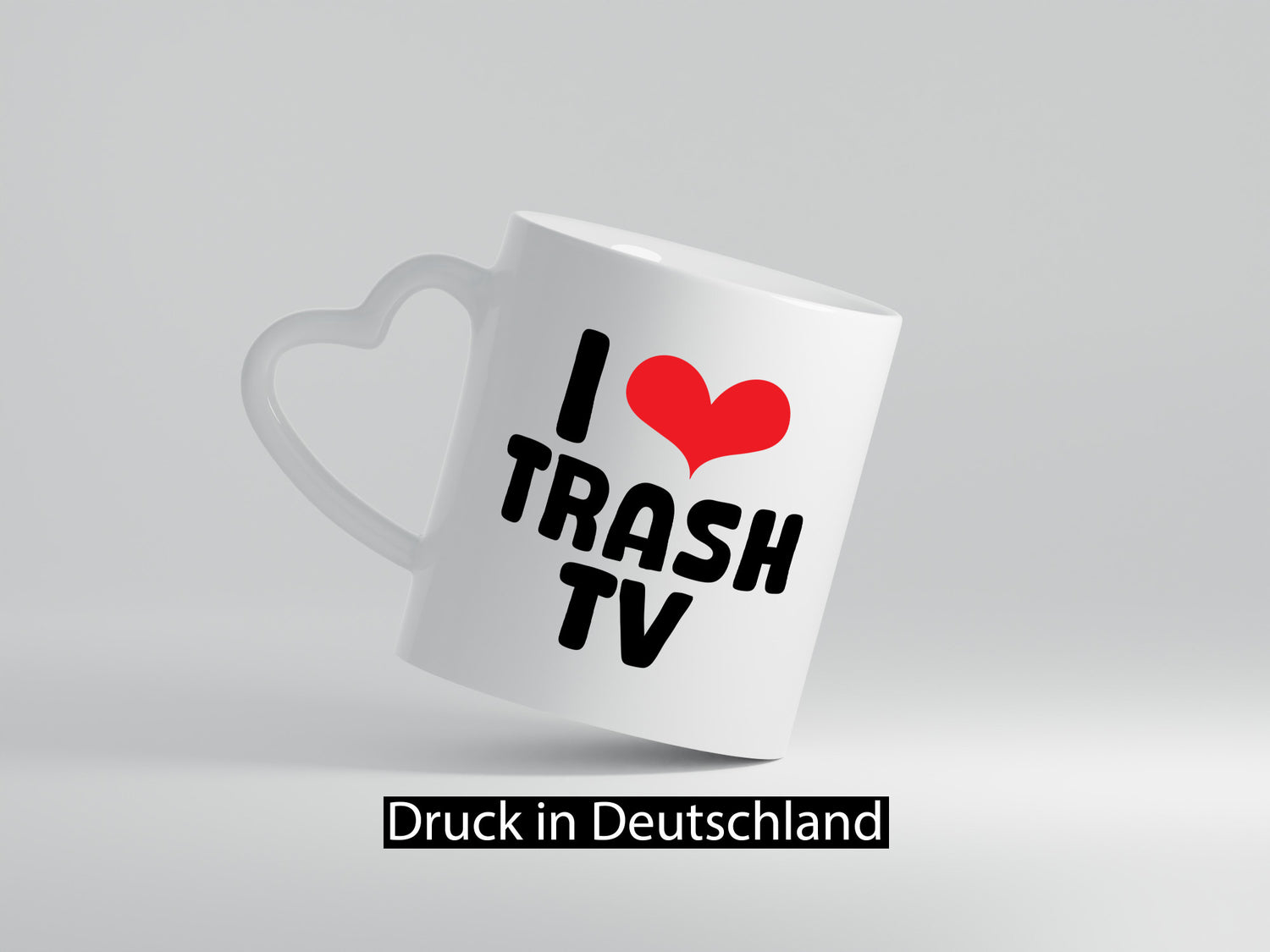 I love Trash TV | v2 lustig Humor Geschenkidee Geschenk Tasse