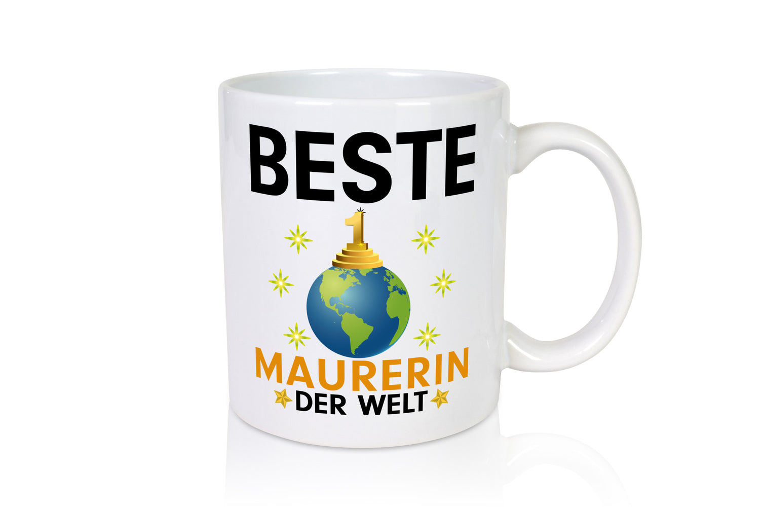Welt Beste Maurerin lustiger Spruch Geschenk Humor Geschenkidee Tasse