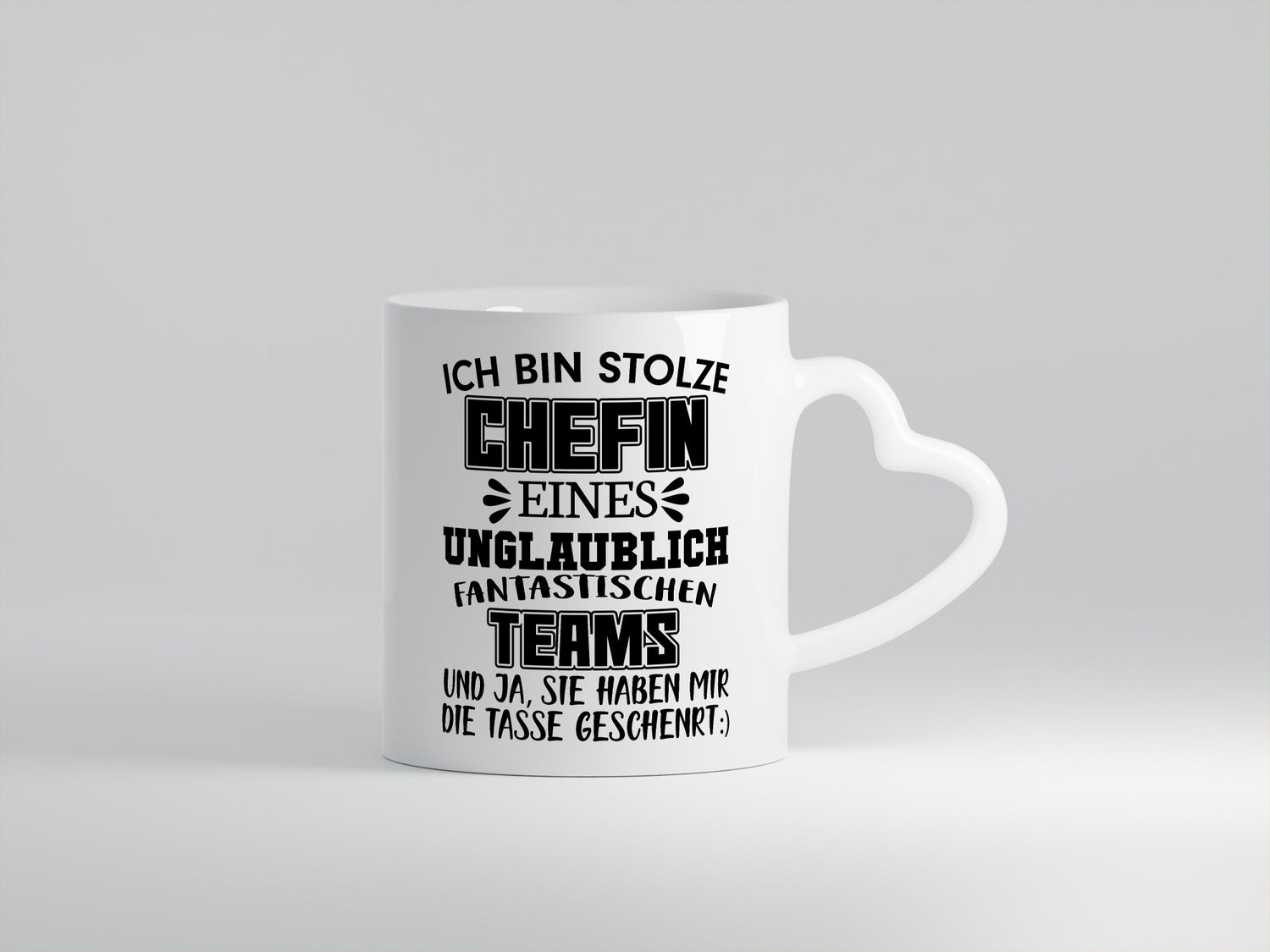 Ich bin Stolze Chefin Humor Arbeit Kollegen Büro Geschenkidee Tasse
