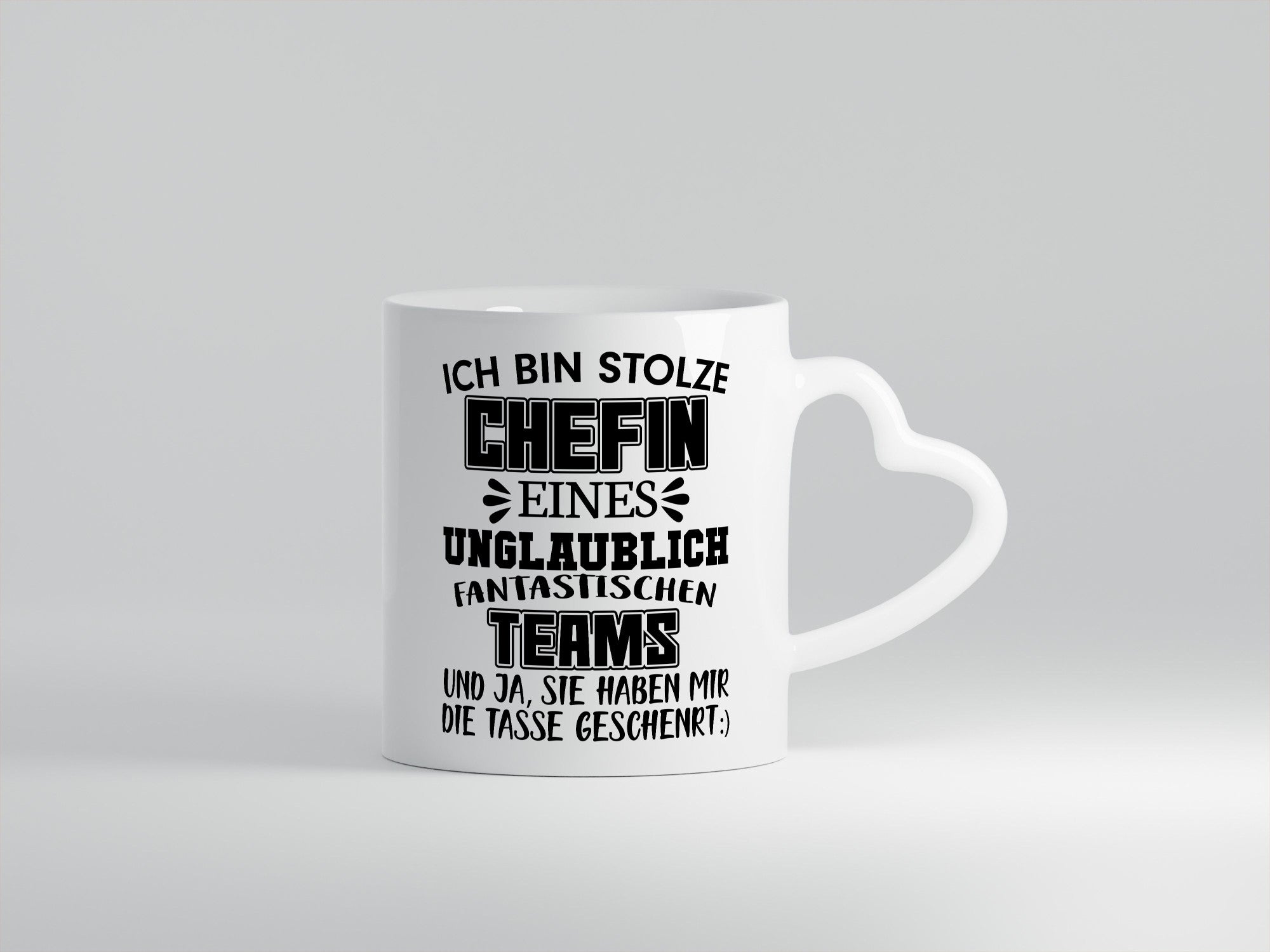 Ich bin Stolze Chefin Humor Arbeit Kollegen Büro Geschenkidee Tasse