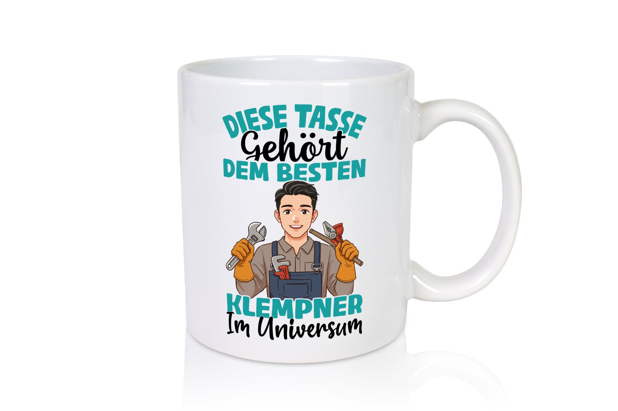 Im Universum: Klempner |klempnern Humor Geschenkidee Tasse