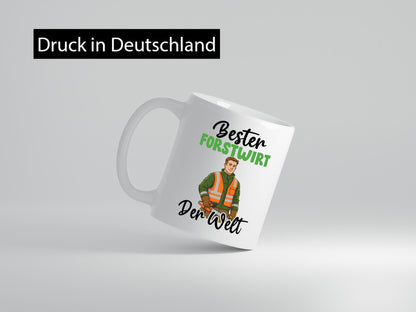 Bester Forstwirt | Waldarbeiter v2 Geschenk Arbeit Kollegen Büro lustiger