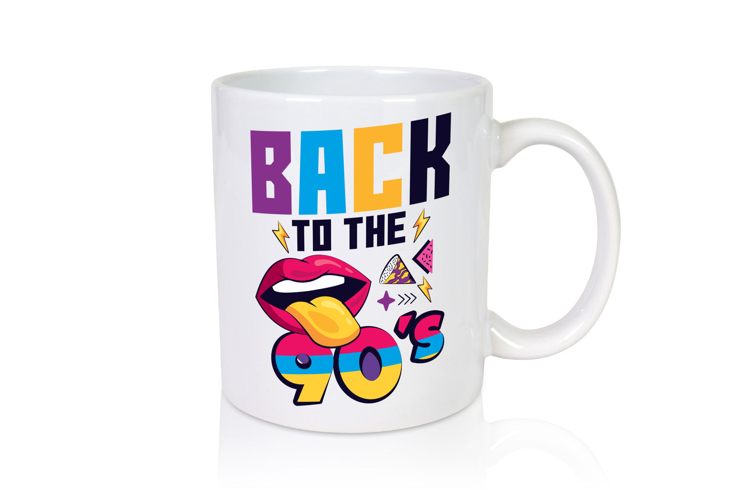 Back to the 90er | Jahre 90 Jahrgang Humor Geschenkidee Tasse