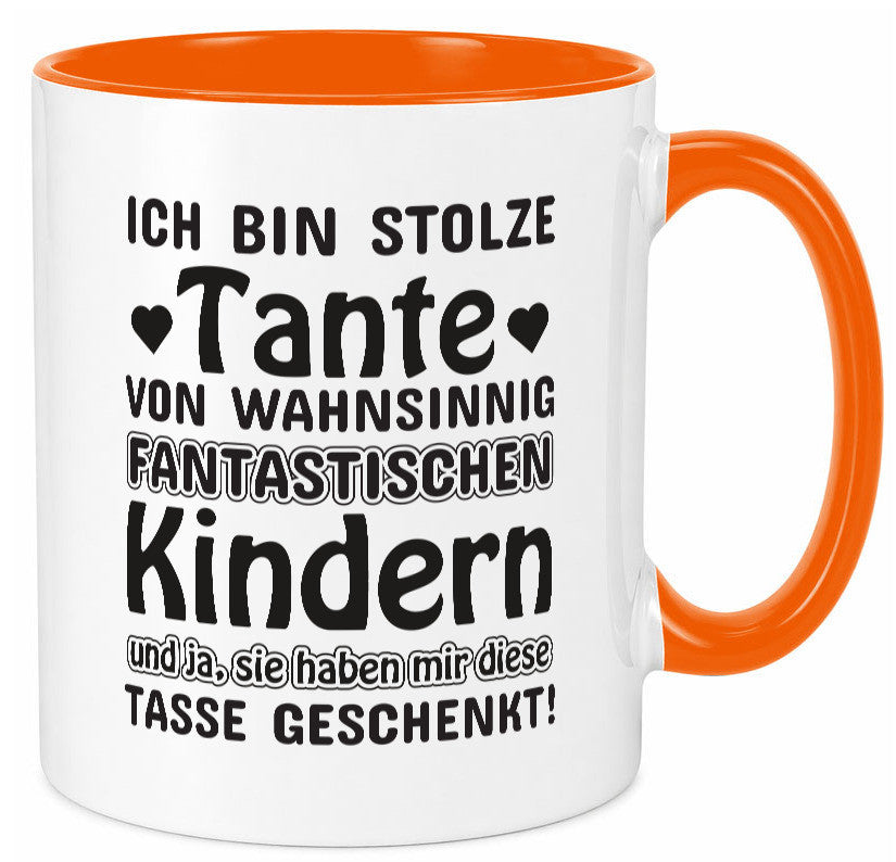Stolze Tante | Spruch Tasse lustig Neffe Nichte lustiger Geschenk Humor