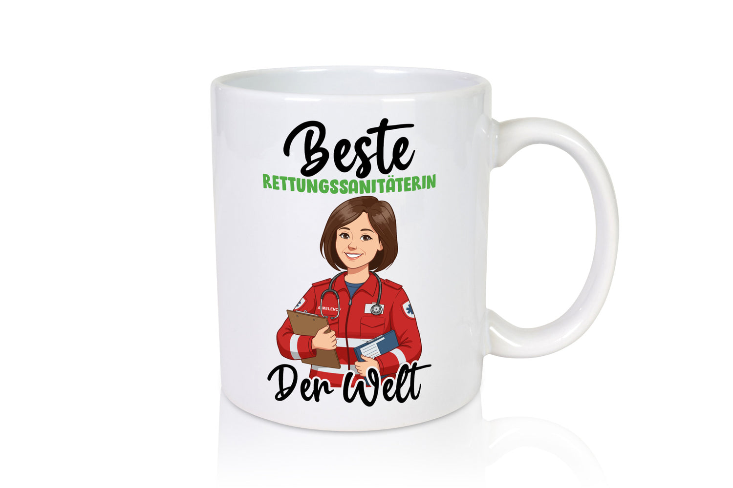 Beste Rettungssanitäterin | Sanitäter v2 Geschenkidee Humor Tasse